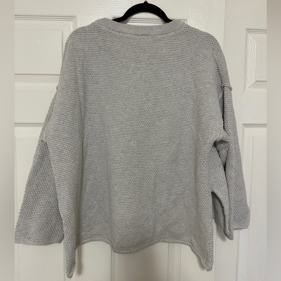 Free People Hailey Top Only, Ivory Heather Small - Picture 6 of 6